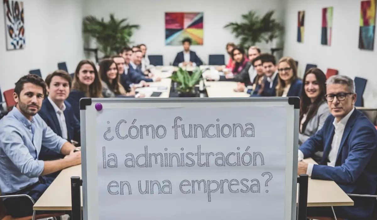 ¿Cómo funciona la administración en una empresa?