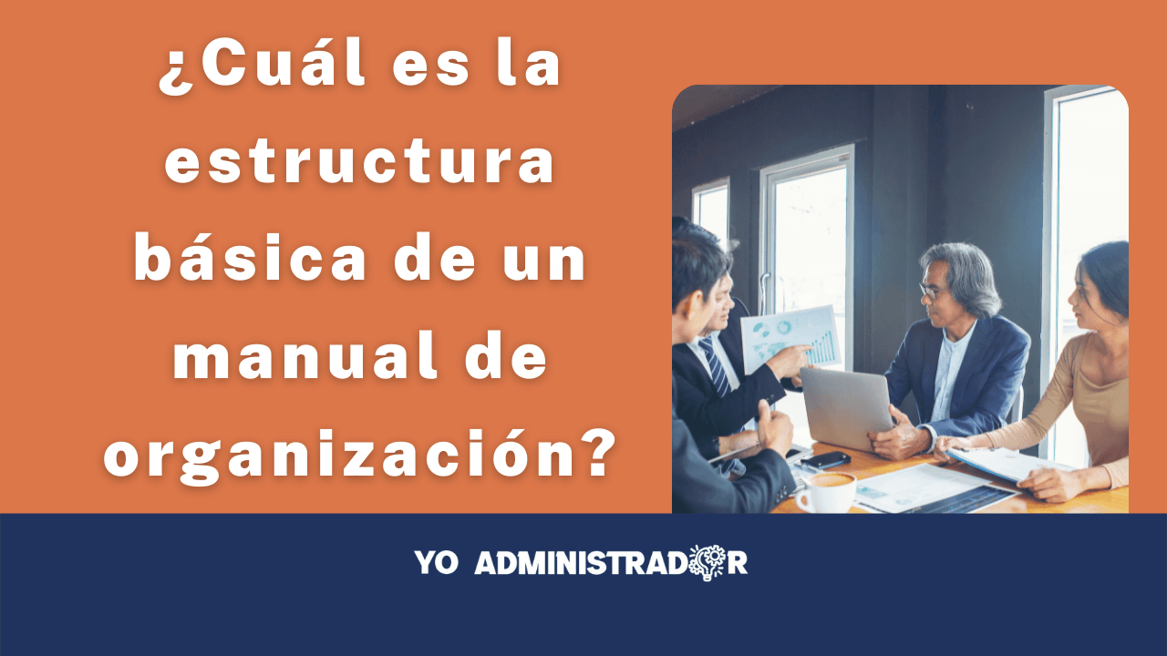 ¿Cuál es la estructura básica del manual de organización?